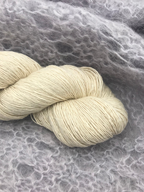 SW Merino Cashmere Silk Single Ply Undyed Yarn- Fingering Weight