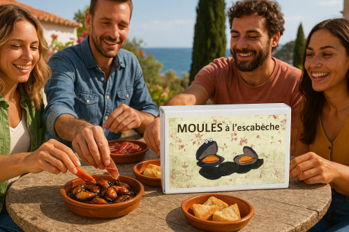 Tapas Scabeche Mussels "Moules a l'Escabeche" Tinned Fish Collector Series