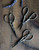 Floral Teardrop Embroidery Scissors- Antique Copper