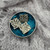 Art Nouveau Magnolia Stud Buttons-Set of 3