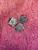 Art Nouveau Magnolia Stud Buttons-Set of 3
