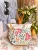 Wildflower Tall Caddy Embroidered Yarn & Notions Organizer, Handmade in the USA