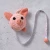 Crocheted Pig Handcrafted Tape Measure