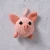 Crocheted Pig Handcrafted Tape Measure