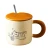 Playful Cat with Yarn Mug with Lid & Spoon- 13oz