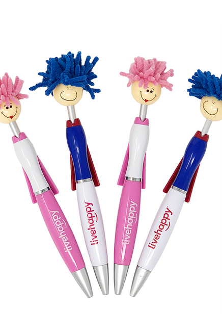 Customer Service Superhero Theme Moptopper Pen