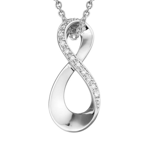 Infinity Diamond Necklace