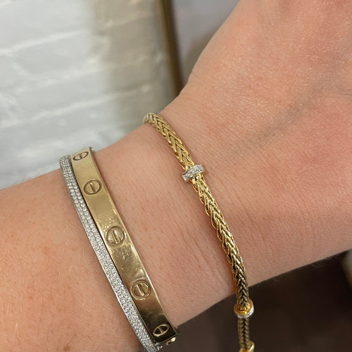 Gold Braided Bracelet