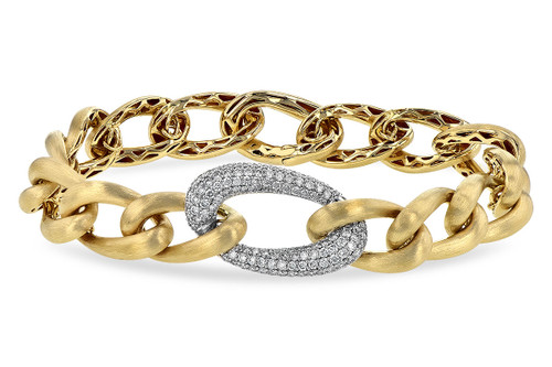 Pave Station Chain Bracelet