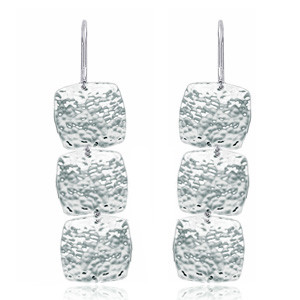 Long Square Dangle Earrings