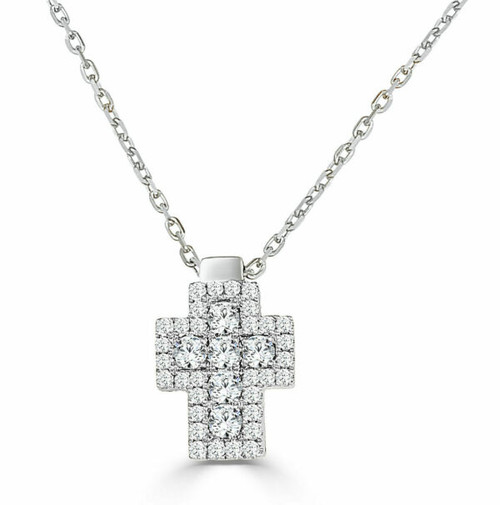 Pave Diamond Cross