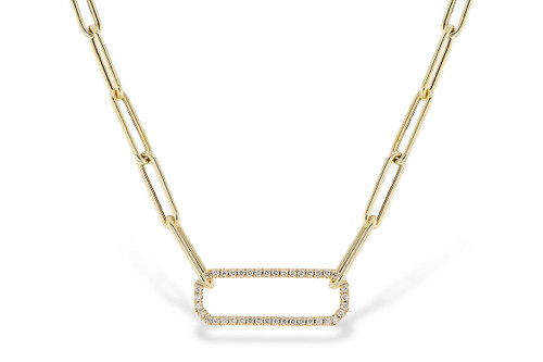 1/2ct Diamond Station Paperclip