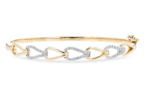 Chain Link Hinged Bracelet