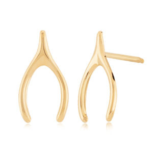 Wishbone Stud Earrings