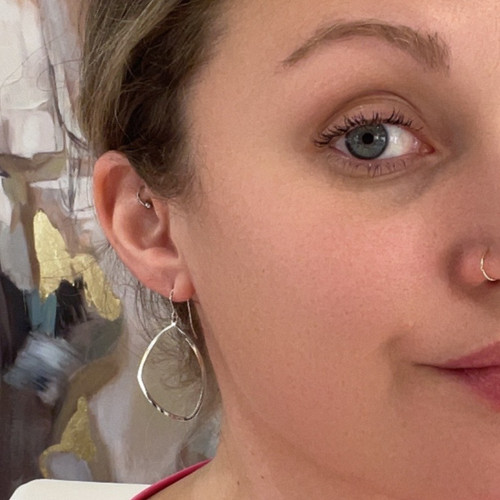 Abstract Triangle Earrings