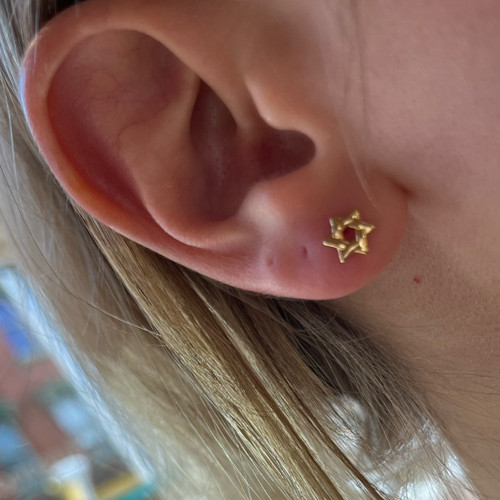 Star of David Studs