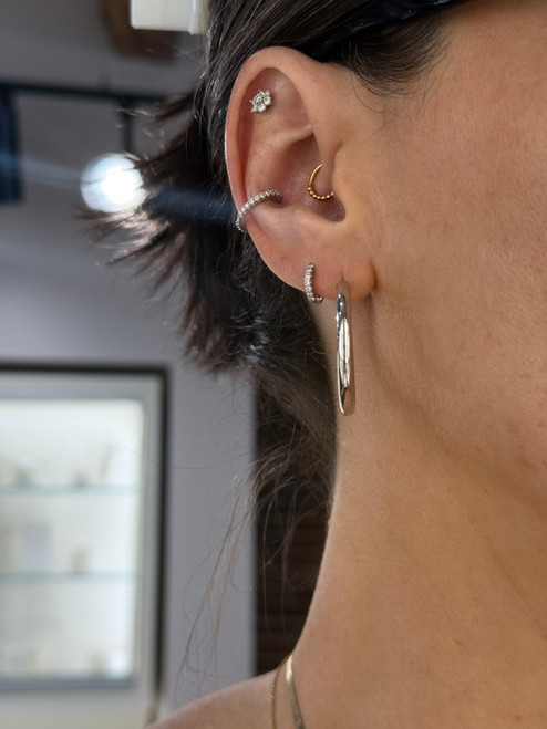 silver hoops, sterling silver hoops