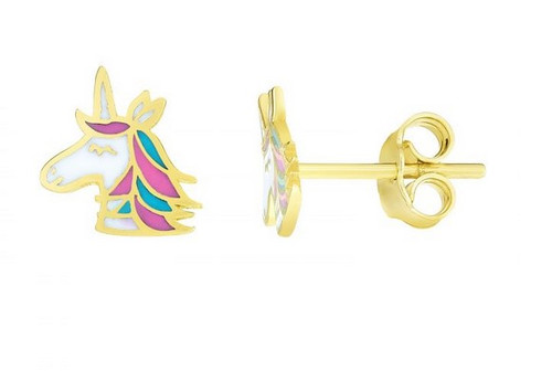 Children's Unicorn Stud Earrings