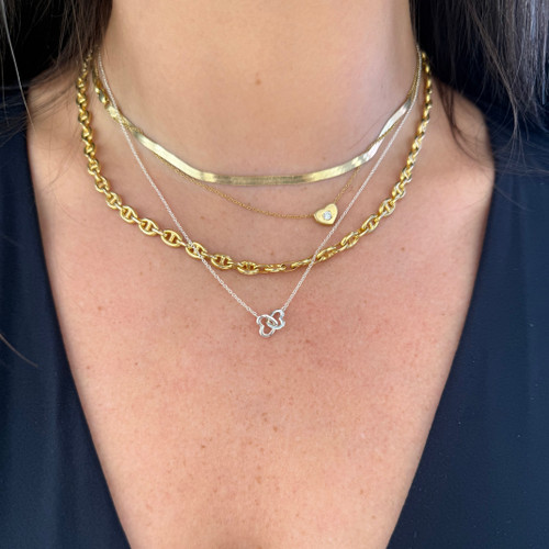 Interlocking Heart Pendant