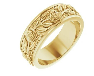 Floral Wedding Band