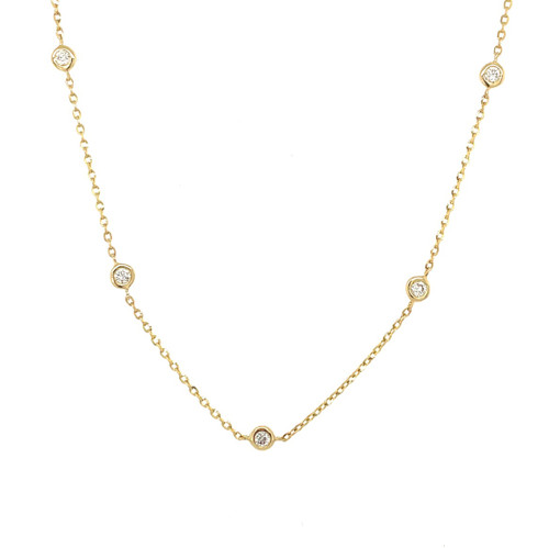 1/5cttw Diamond-by-the-Yard - Yellow Gold