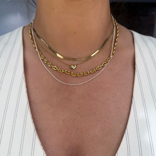 1.5mm Cable Chain- Sterling Silver