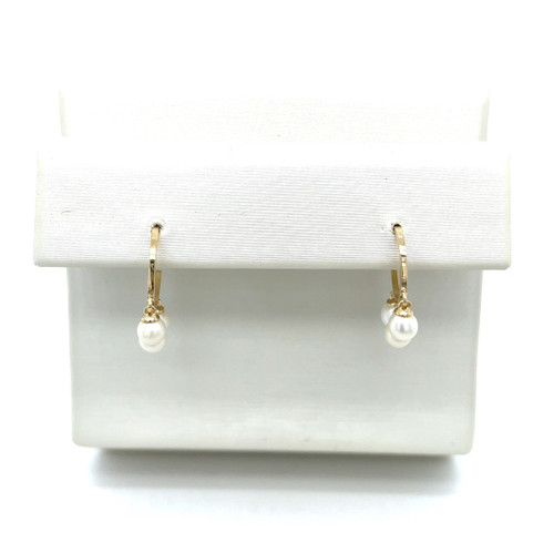 Pearl Trio Dangle Earrings