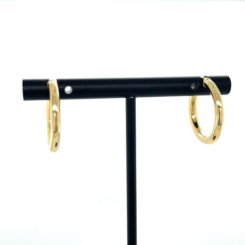 2.5x20mm Hoops- Yellow Gold