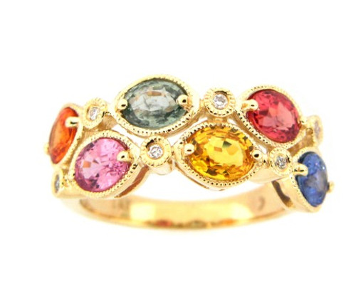 Fancy Color Sapphire Ring