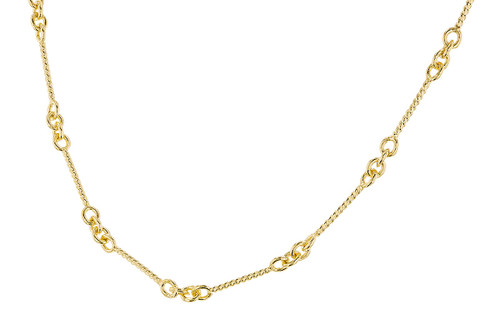 8" Twist Link Chain- Yellow Gold