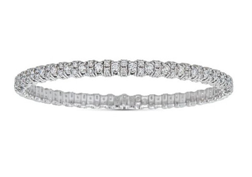 Stretch Diamond Tennis Bracelet