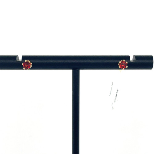 garnet studs, garnet earrings, birthstone studs, birthstone earrings