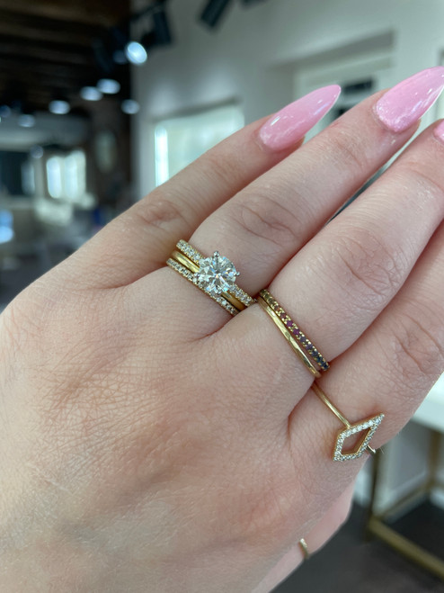 Clementine 1.01ct Round Engagement Ring