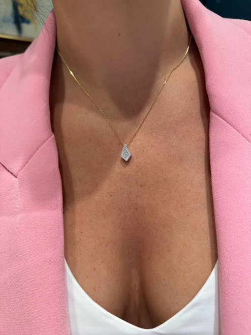 Diamond Kite Pendant