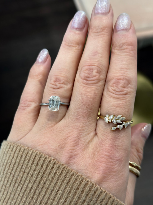 2.03ct Emerald Cut Diamond G, VS-1