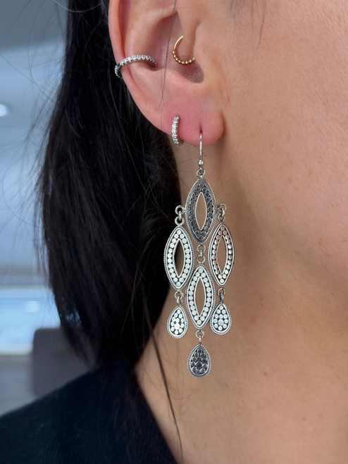 Silver Chandelier Earrings