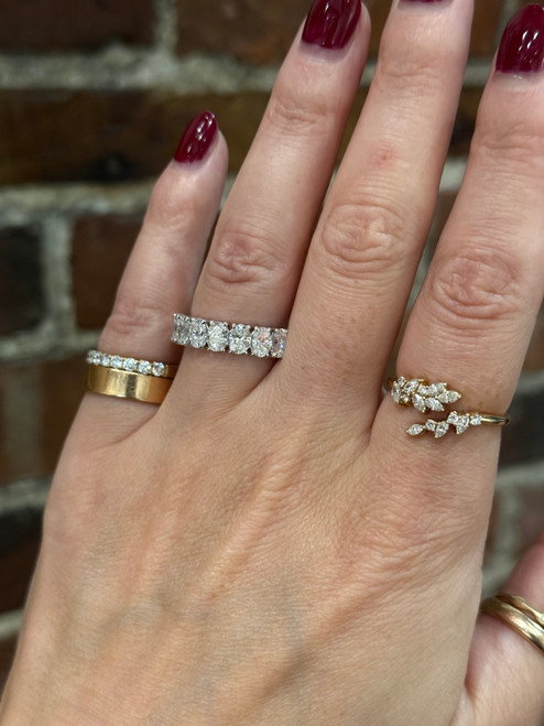 2cttw Seven Stone Oval Ring