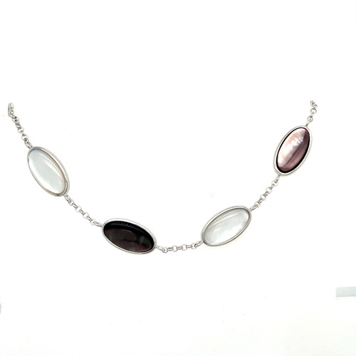 mother of pearl bracelet, mother of pearl jewelry, silver bracelet