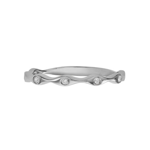 Wave Stackable Ring