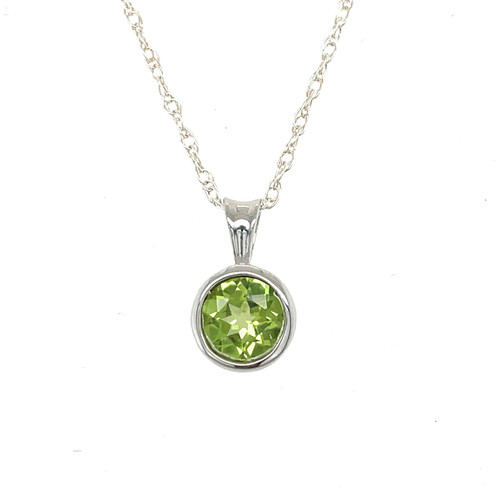 peridot necklace, peridot pendant, peridot jewelry