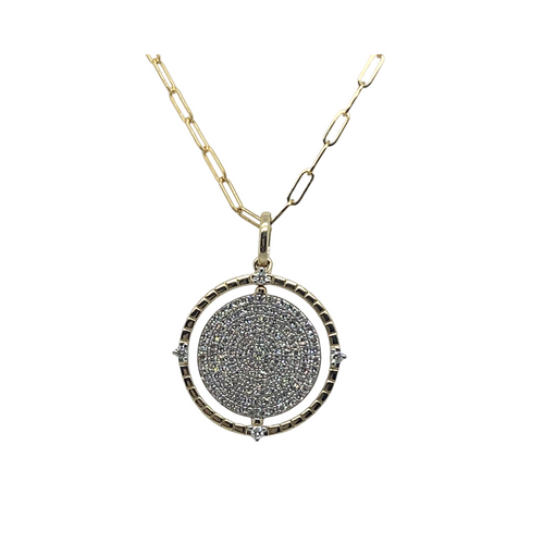 black diamond necklace, spinning diamond necklace, spinner jewelry, diamond necklace, unique diamond jewelry, unique diamond necklace