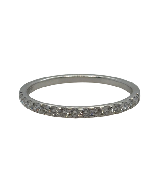 1/4cttw Low Profile Diamond Wedding Band