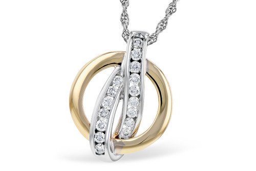 Orbital Diamond Pendant