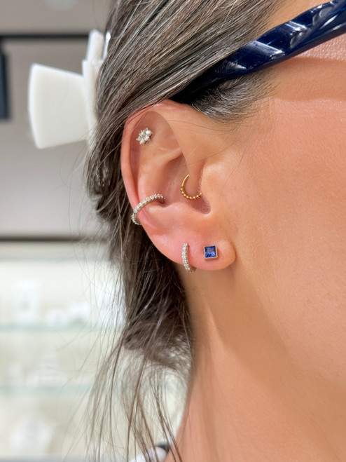 sapphire studs, sapphire earrings, unique sapphire studs, unique sapphire earrings, sapphire jewelry