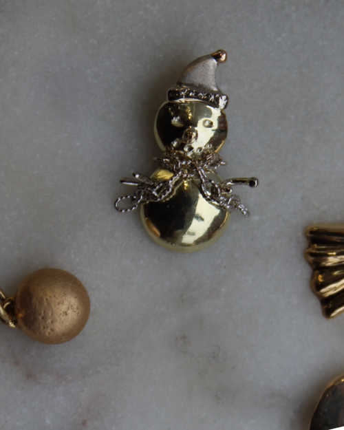 Summerwind Collection Snowman Puddle Pendant