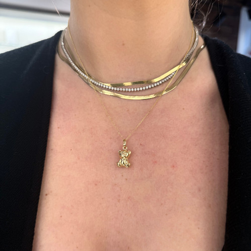 Teddy Bear Charm Pendant