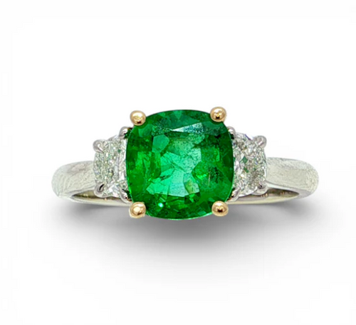 1.35ct Emerald Ring: One-of-a-Kind