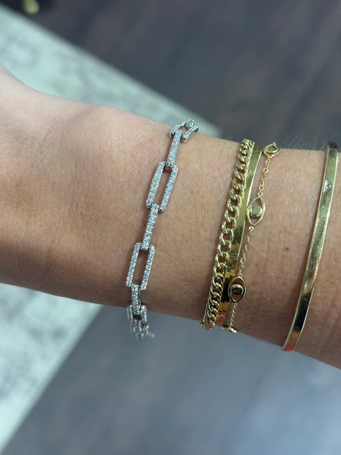 2cttw Diamond Link Bracelet