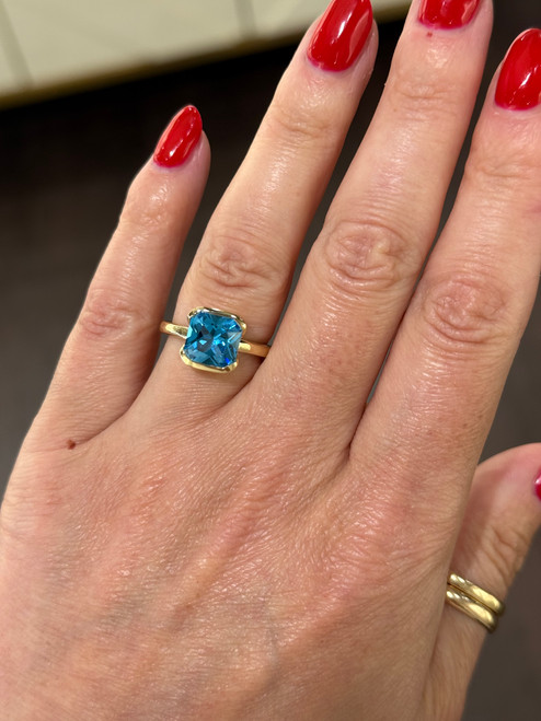 Blue Topaz Ring