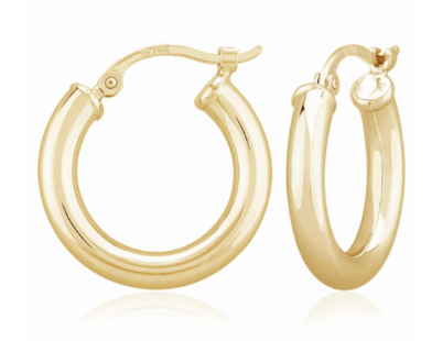 3x18mm Gold Vermeil Hoops